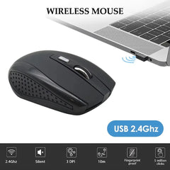 Wireless Mouse 2.4G Portable Silent Ergonomic Mice For Laptop iPad Tablet Notebook Mobile Phone Office Gaming Mouse USB Adapter