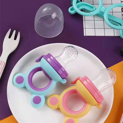 Baby Teether Nipple Fruit Food Feeder For New BornSilicona Teethers Fresh Food Nibbler Pacifier Clip Baby Accessories BPA Free