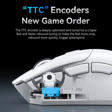 R1 Superlight Mouse Bluetooth 2.4G Wireless Gaming Mouse PixArt PAW3311 Gaming Sensor 6 Adjustable DPI for Office Game