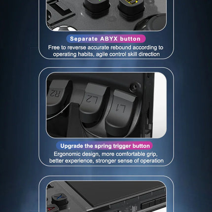 Open Source R36 PRO Retro Handheld Video Game Console Linux System 3.5 Inch IPS Screen Portable Pocket Video Player 128GB Games