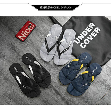 Fashion Blue Massage Slippers Men Flip Flops Sale Big Size 48 Casual Slides Men Non Slip Beach Slippers For Men chanclas hombre