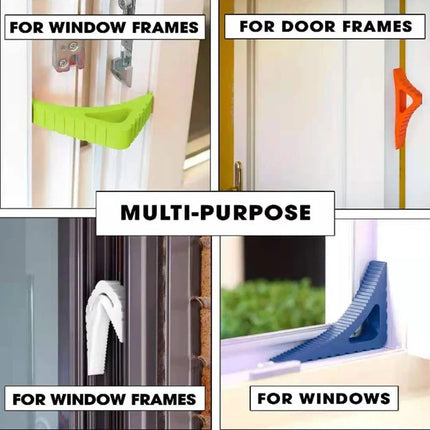 Stops Stopper Rubber Door Home Office Anti-collision Door Stopper Reusable Floor Block Door Wedge Doorstops Home Window Limiter
