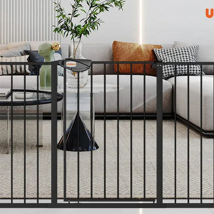 UBRAVOO Baby Gate for Doors and Stairs, Height 100 cm, Safety Pet Gate,  Automatic Closure, Triple Locking