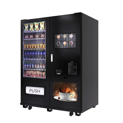 Automatic Coffee Vending Machine Drink Snacks Integrated Commercial with Snack Machines MDB System coffee machines With Grinder