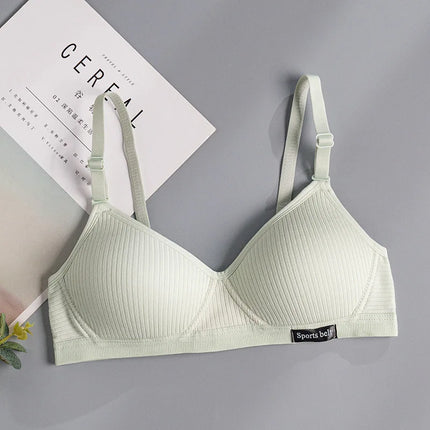 1 Pcs Women Underwear Cotton Bra Seamleass Gathered Push Up Comfortable Soft Bralette Sexy Fashion Ladies Intimate Lingerie