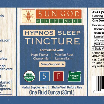 Sleep Organic Tincture - DEEP & CALMING SLEEP