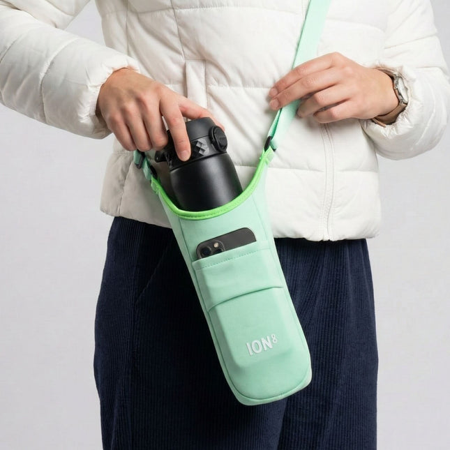Lightweight, Sling Bottle Bag, Green