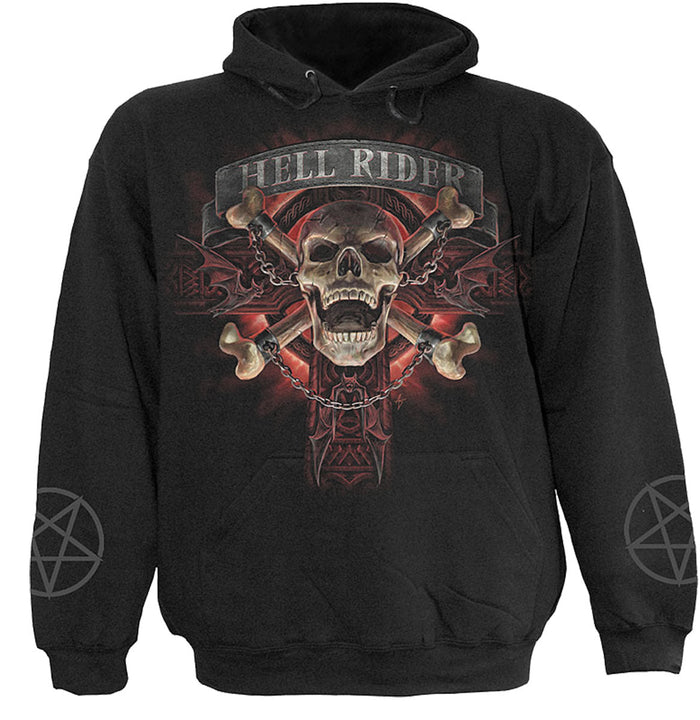 HELL RIDER - Kids Hoody Black