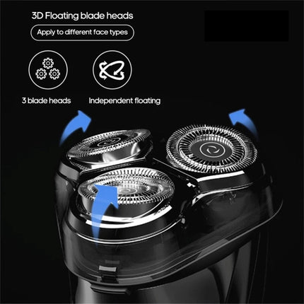 Original Xiaomi Youpin Yingqu Blackstone3 Men Portable Face Care Three Cutter Heads Electric Shaving Razor