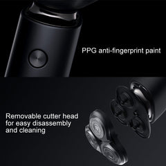 Original Xiaomi Mijia S500 Portable Electric Shaver with LED Display & 3 Cutter Head, S500