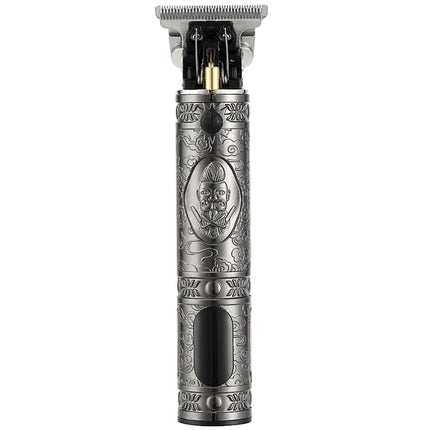 VGR V-228 5W USB Retro Engraving Hair Clipper with LED Digital Display, V-228 (Bronze), V-228 (Silver)