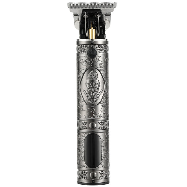 VGR V-228 5W USB Retro Engraving Hair Clipper with LED Digital Display, V-228 (Bronze), V-228 (Silver)