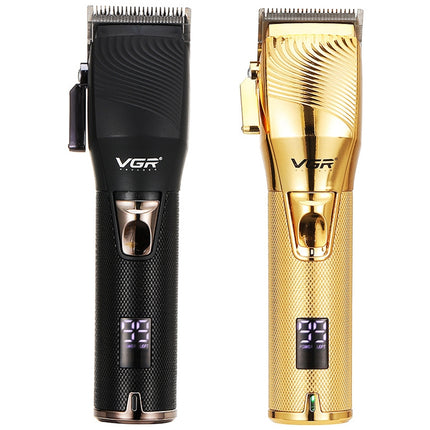 VGR V-280  10W USB Metal Electric Hair Clipper with LED Digital Display, V-280 (Gold)