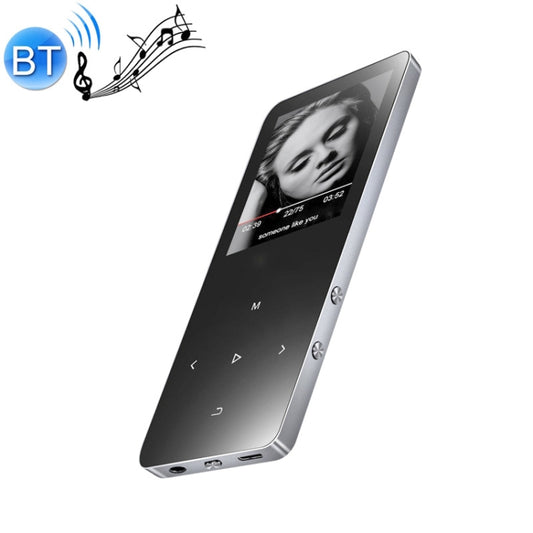 1.8 inch Touch Screen Metal Bluetooth MP3 MP4 Hifi Sound Music Player, Silver, Rose Gold, Black