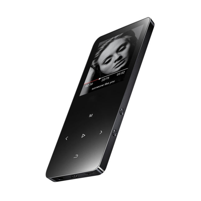 1.8 inch Touch Screen Metal Bluetooth MP3 MP4 Hifi Sound Music Player, Black, Rose Gold
