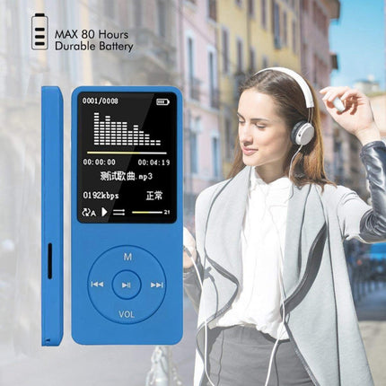 Reproductor de MP3 y MP4 Mini Walkman de 4 GB y 8 GB con pantalla LCD portátil, radio FM, videojuegos, películas