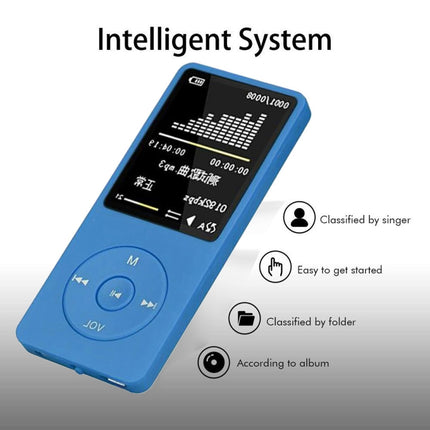 Reproductor de MP3 y MP4 Mini Walkman de 4 GB y 8 GB con pantalla LCD portátil, radio FM, videojuegos, películas
