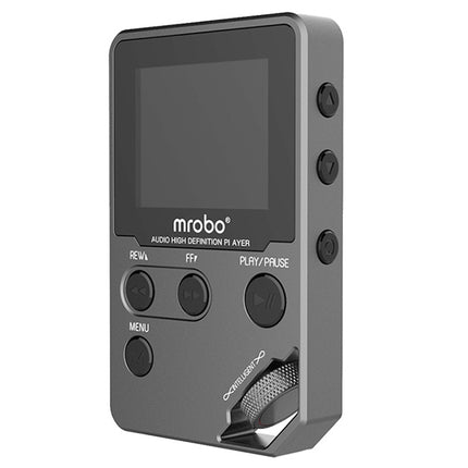 Reproductor de MP3 HIFI de 1,8 pulgadas, reproductor de música sin pérdida de nivel de entrada de alta calidad de sonido de metal, compatible con tarjeta TF / FM / libro electrónico