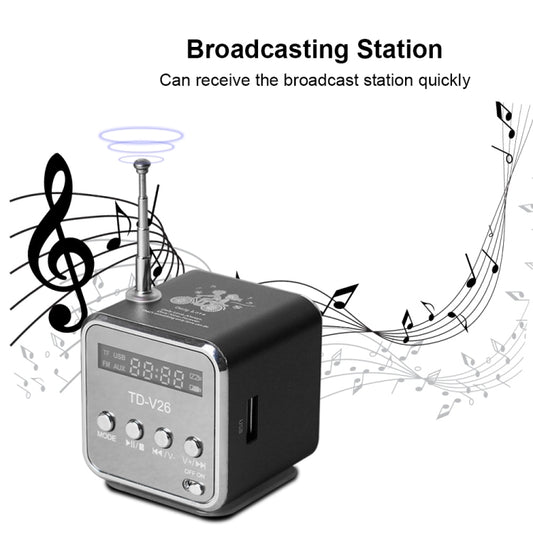 Tragbare Lautsprecher mit FM Mini Multifunktionsradio USB Notebook-Lautsprecher für TV Telefon Unterstützung SD/TF Karte MP3 Musik-Player