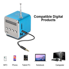 Tragbare Lautsprecher mit FM Mini Multifunktionsradio USB Notebook-Lautsprecher für TV Telefon Unterstützung SD/TF Karte MP3 Musik-Player