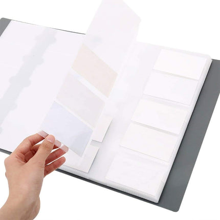 Deli Business Card Book Name Card Holder Book with 600 Business Cards Capacity, 600 Business Cards Capacity