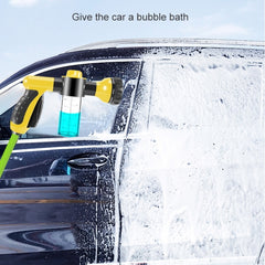 Professional Portable Multifunction Auto Foam Car Washer 3 Grade High Pressure Water Gun Cleaning Washing Foam Nozzle, Black, Green, Yellow
