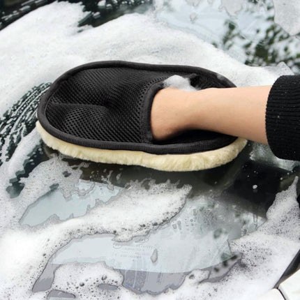 Car Styling Wool Soft Car Washing Gloves Cleaning Brush Motorcycle Washer Care Products