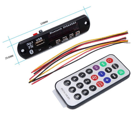 Newest Arrival 1pcs Wireless Bluetooth 12V MP3 WMA Decoder Board Audio Module USB TF Radio For Car accessories, WMA Decoder Board