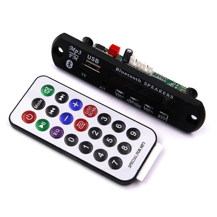 Newest Arrival 1pcs Wireless Bluetooth 12V MP3 WMA Decoder Board Audio Module USB TF Radio For Car accessories, WMA Decoder Board