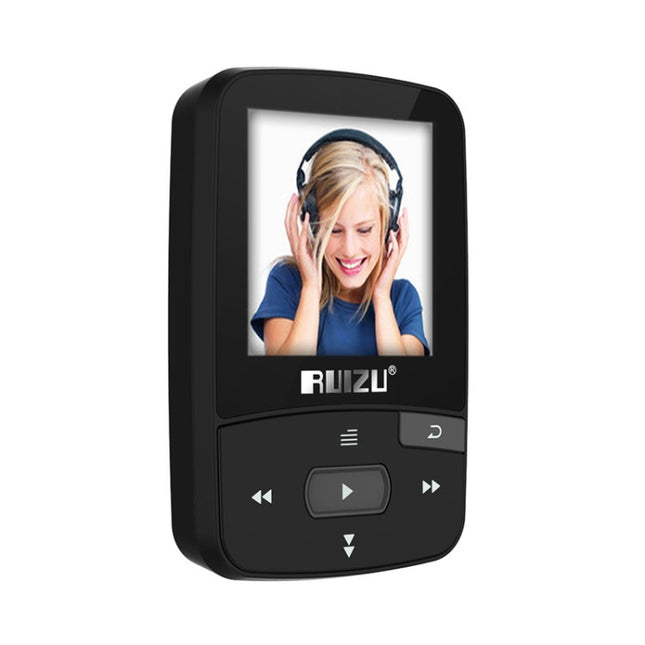 New Arrival Original RUIZU X50 Sport Bluetooth MP3 Player 8gb Clip Mini with Screen Support FM,Recording,E-Book,Clock,Pedometer