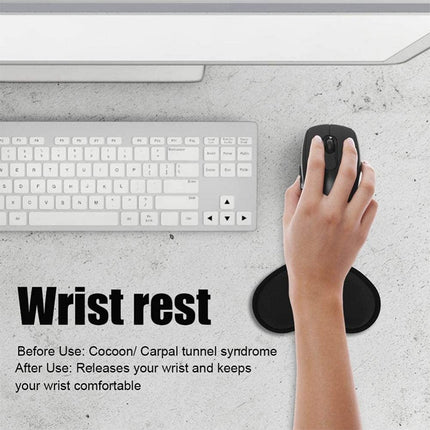 Comfort 3D Wrist Rest Silica Gel Hand Pillow Memory Cotton Mouse Pad