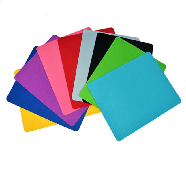 10 PCS Optical Solid Color Office Computer Anti-Slip Wrist Rests Mouse Pad