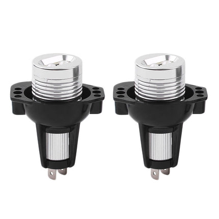 2 PCS 6W Headlight Angel Eye Light Bulb Fog Light Car Accessories for BMW E90 / BMW E91, 6W