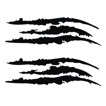 Reflective Car Sticker Monster Scratch Stripe Claw Marks Car Auto Headlight Decoration Vinyl Decal Car Stickers, Size:40X12cm