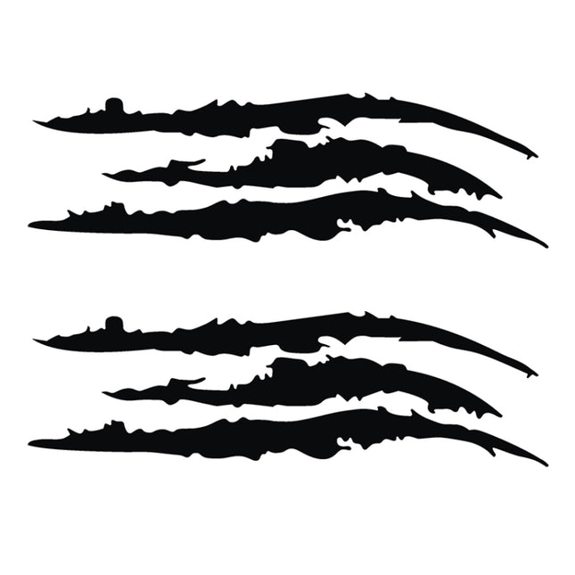 Reflective Car Sticker Monster Scratch Stripe Claw Marks Car Auto Headlight Decoration Vinyl Decal Car Stickers, Size:40X12cm