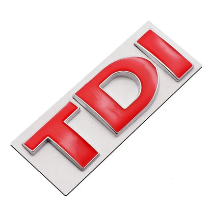 TDI 3D Badge Emblem Decal Car Sticker
