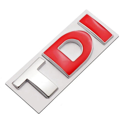 TDI 3D Badge Emblem Decal Car Sticker