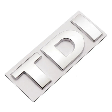 TDI 3D Badge Emblem Decal Car Sticker