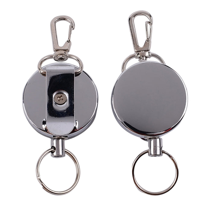 Resilience Steel Wire Rope Elastic Sporty Retractable Anti Lost Keychain, Resilience Steel Wire Rope Keychain