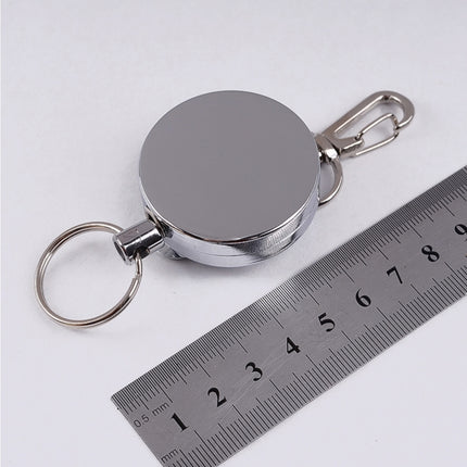 Resilience Steel Wire Rope Elastic Sporty Retractable Anti Lost Keychain, Resilience Steel Wire Rope Keychain