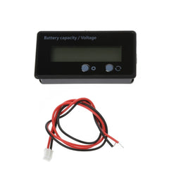 GY-6S 12V Lead-acid Battery Power Meter Lithium Battery Capacity Indicator Display Tester Percentage Voltmeter, 12V Green Light