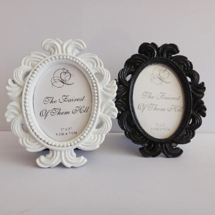 Floral Photo  Round  Picture Frame Holder Wedding Home Decor