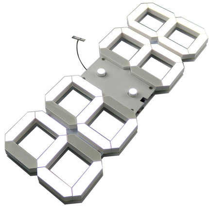 LED Digital Clock Living Room Wall Clock Creative WIFI Clock US Plug, 4 Bit WIFI Hollow White, 4 Bit WIFI Hollow Red, 4 Bit WIFI Sealed Box White