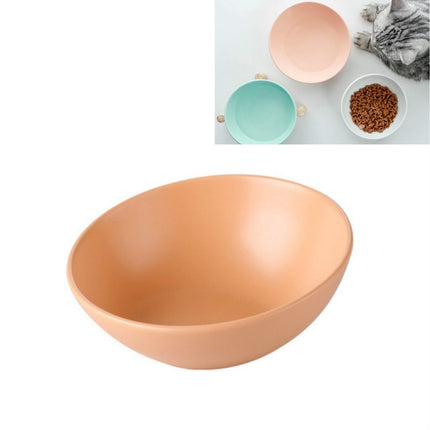 Cat Dog Food Bowl Pet Ceramic Bowl, 15cm/300ml Bowl, 15cm/300ml Bowl With Wooden Stand, 18cm/600ml Bowl, 18cm/600ml Bowl With Wooden Stand