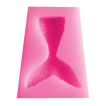 10 PCS Fondant Mermaid Fishtail Silicone Mold Baking Tools Chocolate Cake Decorating Mold, Fishtail Shape