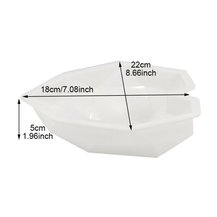 3 PCS Diamond Love DIY Cake Silicone Mold Sponge Baking Tool Chiffon Mousse Dessert Mold, Diamond Love Shape