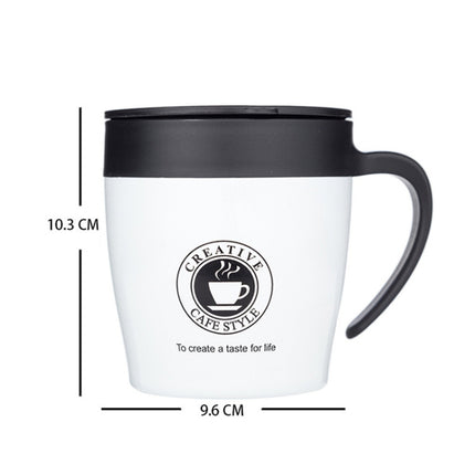 Handle Coffee Mug Stainless Steel Thermos Cups Vacuum Flask Water Bottle Bussiness Portable Thermo Cup