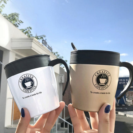 Handle Coffee Mug Stainless Steel Thermos Cups Vacuum Flask Water Bottle Bussiness Portable Thermo Cup