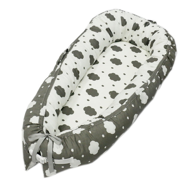 80*50cm Baby Bed Newborn Nursing Bionic Bed Crib Cot Baby Sleeping Artifact Bed Travel Bed Bumper
