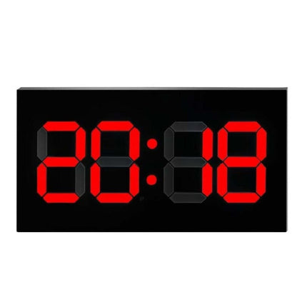 Creative Wall Clock Alarm Clock Simple Remote Control Perpetual Calendar Electronic Clock US Plug, Single-sided Remote Control